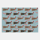 Christmas Doberman Pinscher Geschenkpapier Set (Vorderseite)