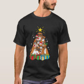 Christmas Dog Boxer Tree Holiday Gifts Dog Lover F T-Shirt (Vorderseite)