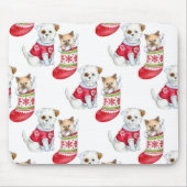 Christmas Dog & Cat Mousepad (Vorne)