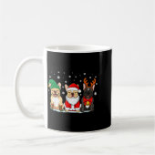 Christmas Dog French Bulldog Xmas Dog Lover Men Wo Kaffeetasse (Links)