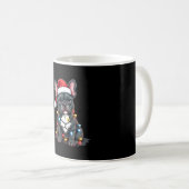 Christmas Dog French Bulldog Xmas Frenchie 3 Kaffeetasse (VorderseiteRechts)