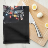 Christmas Dog French Bulldog Xmas Frenchie Men Wom Geschirrtuch (Viertel Falte)