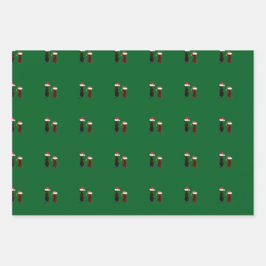 christmas dog geschenkpapier set (Vorderseite 2)