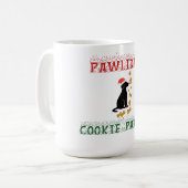 Christmas Dog Mug – Pawliday Treat Inspector Kaffeetasse (Vorderseite Links)