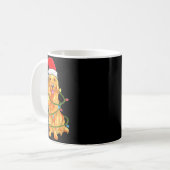 Christmas Dog Shirt, Christmas Golden Retriever Pa Kaffeetasse (Vorderseite Links)