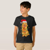 Christmas Dog Shirt, Christmas Golden Retriever Pa T-Shirt (Vorne ganz)