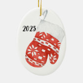 Christmas Dog wAntlers & Oven Mitt Ornament (Hinten)