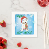 Christmas Dogo Argentino Serviette (Beispiel)