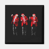 Christmas Donald Trump President 2024 Dancing Funn Magnet (Vorne)