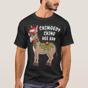 Christmas Donkey Funny American Italian Xmas Gif T-Shirt
