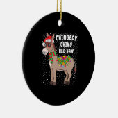 Christmas Donkey Funny American Italian Xmas Gift Keramik Ornament (Rechts)