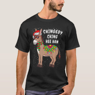Christmas Donkey Sweater Funny American Italienisc T-Shirt