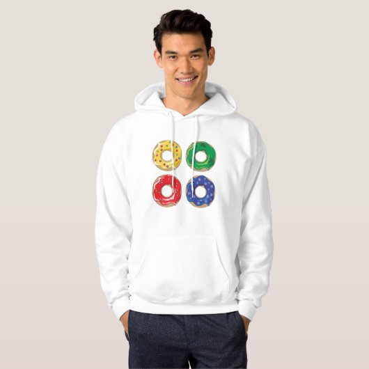 Christmas Donuts Hoodie (Vorne ganz)