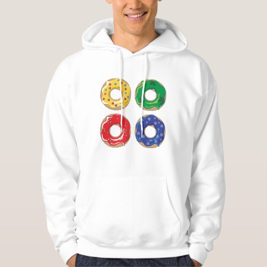 Christmas Donuts Hoodie (Vorderseite)