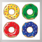 Christmas Donuts Poster (Vorne)