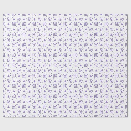 Christmas Doodle Geschenkpapier (Flach)