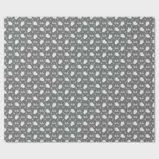 Christmas Doodle Geschenkpapier (Flach)