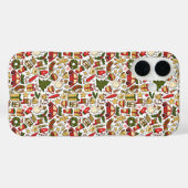 Christmas-Doodle-iPhone / iPad-Hülle Case-Mate iPhone Hülle (Rückseite (Horizontal))
