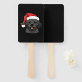 Christmas Doodle Oodle Dog - Black Classic T-Shirt Fächer (Vorne und Hinten)