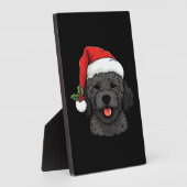 Christmas Doodle Oodle Dog - Black Classic T-Shirt Fotoplatte (Seite)