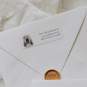 Christmas Door Return Address Label