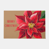 Christmas Doormat-Poinsettia Fußmatte (Vorderseite)