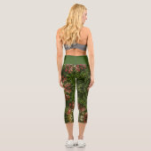 Christmas Dot Mandala Capri Leggings (Rückseite)