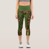 Christmas Dot Mandala Capri Leggings (Vorderseite)