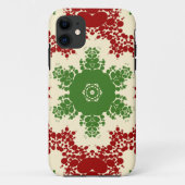 Christmas Dot Mandala Case-Mate iPhone Hülle (Rückseite)