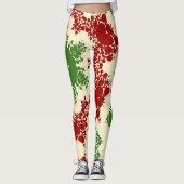 Christmas Dot Mandala Leggings (Vorderseite)