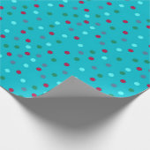 Christmas Dots Geschenkpapier (Ecke)