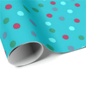 Christmas Dots Geschenkpapier (Rolleneckpunkt)