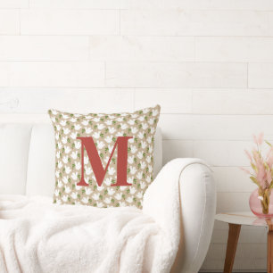 Christmas Dove INITIAL Peace Liebe Joliday Kissen