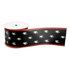 Christmas Dove Ribbon Satinband