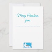 Christmas Dove with Bell Feiertagskarte (Rückseite)