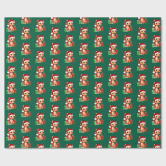 Christmas Dragon Wrapping paper Geschenkpapier