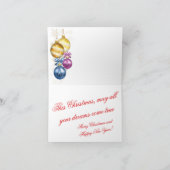 Christmas Dreams Karte (Innenseite)