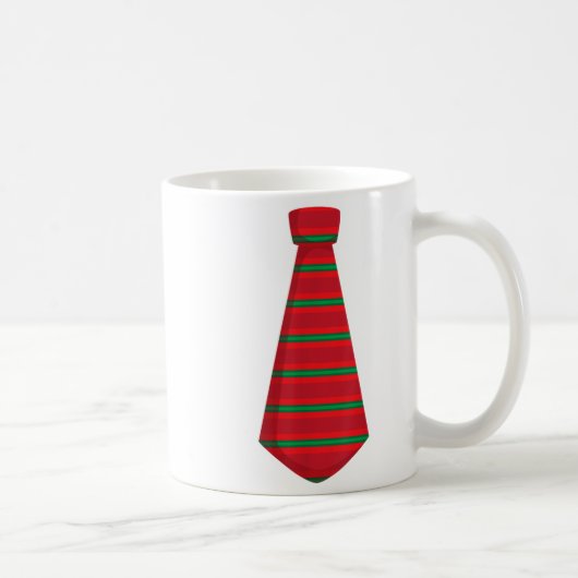 Christmas Dress Up Winter Tie Nye Necktie Ugly Xma Kaffeetasse (Rechts)