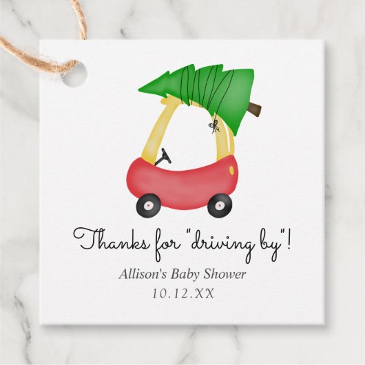 Christmas Drive by Baby Shooter Vielen Dank Geschenkanhänger (Vorderseite)