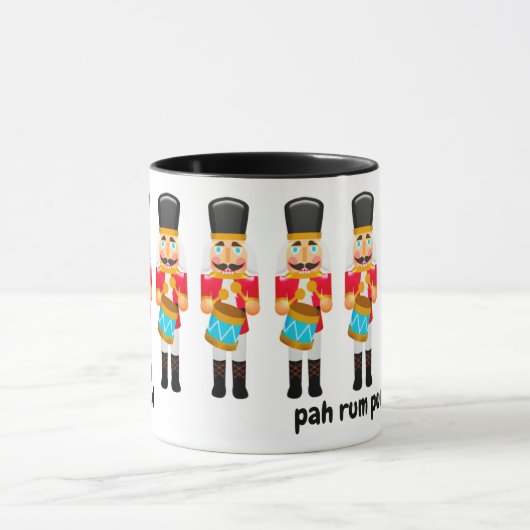 Christmas Drummer Boy Nutcrackers Drummer Tasse (Zentrum)