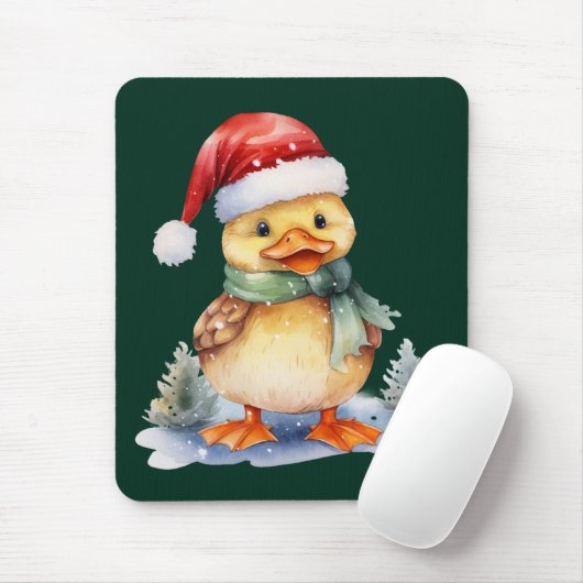 Christmas Duck Mousepad (Mit Mouse)