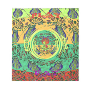 Christmas Eat Love Play Hakuna Matata Color.png Notizblock