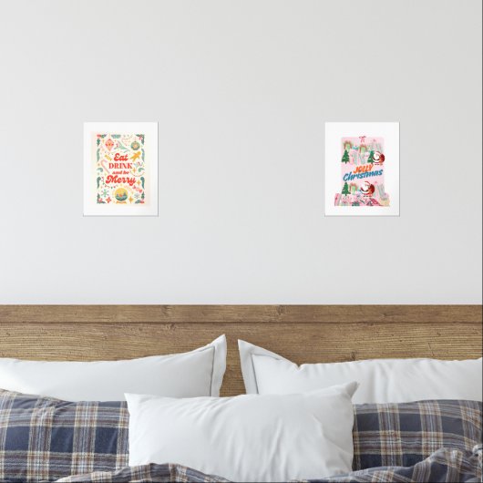 Christmas Edition Poster Bilderwand Sets (Schlafzimmer)