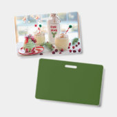 CHRISTMAS EGGNOG AUSWEIS (Vorder- & Rückseite)