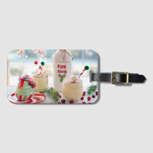 CHRISTMAS EGGNOG GEPÄCKANHÄNGER (Vorderseite (Horizontal))