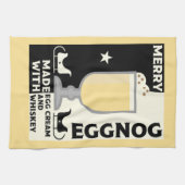 Christmas Eggnog Punch Geschirrtuch (Horizontal)