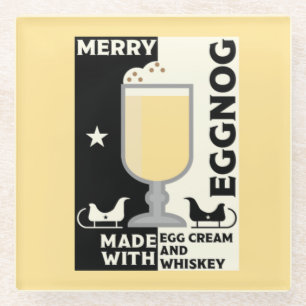 Christmas Eggnog Punch Glasuntersetzer
