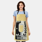 Christmas Eggnog Punch Schürze (Getragen)
