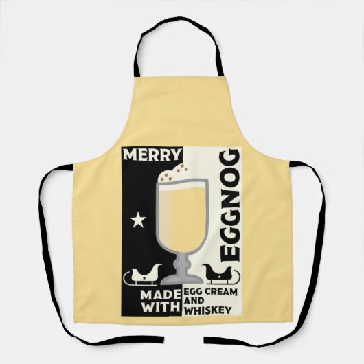 Christmas Eggnog Punch Schürze (Vorderseite)