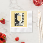 Christmas Eggnog Punch Serviette (Beispiel)